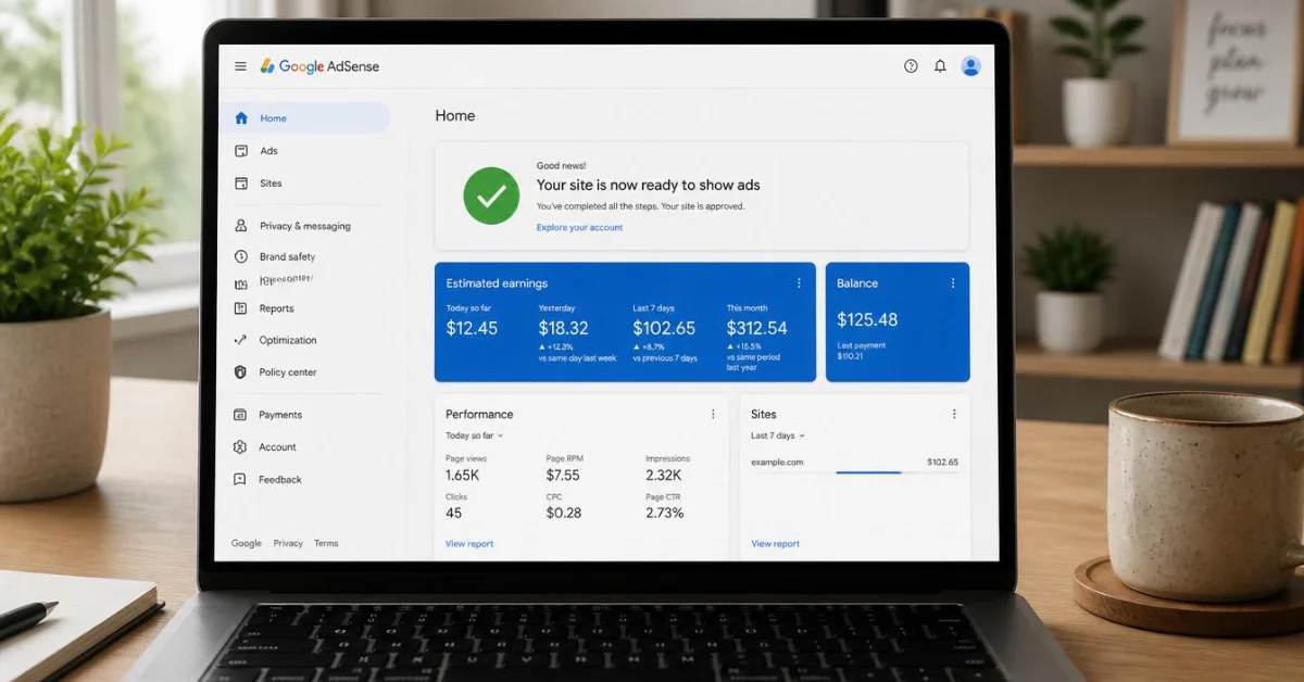 how to get google adsense approval fast